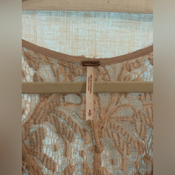 Free People / Shine On Bead Lace Mini Dress - Picture 6 of 6